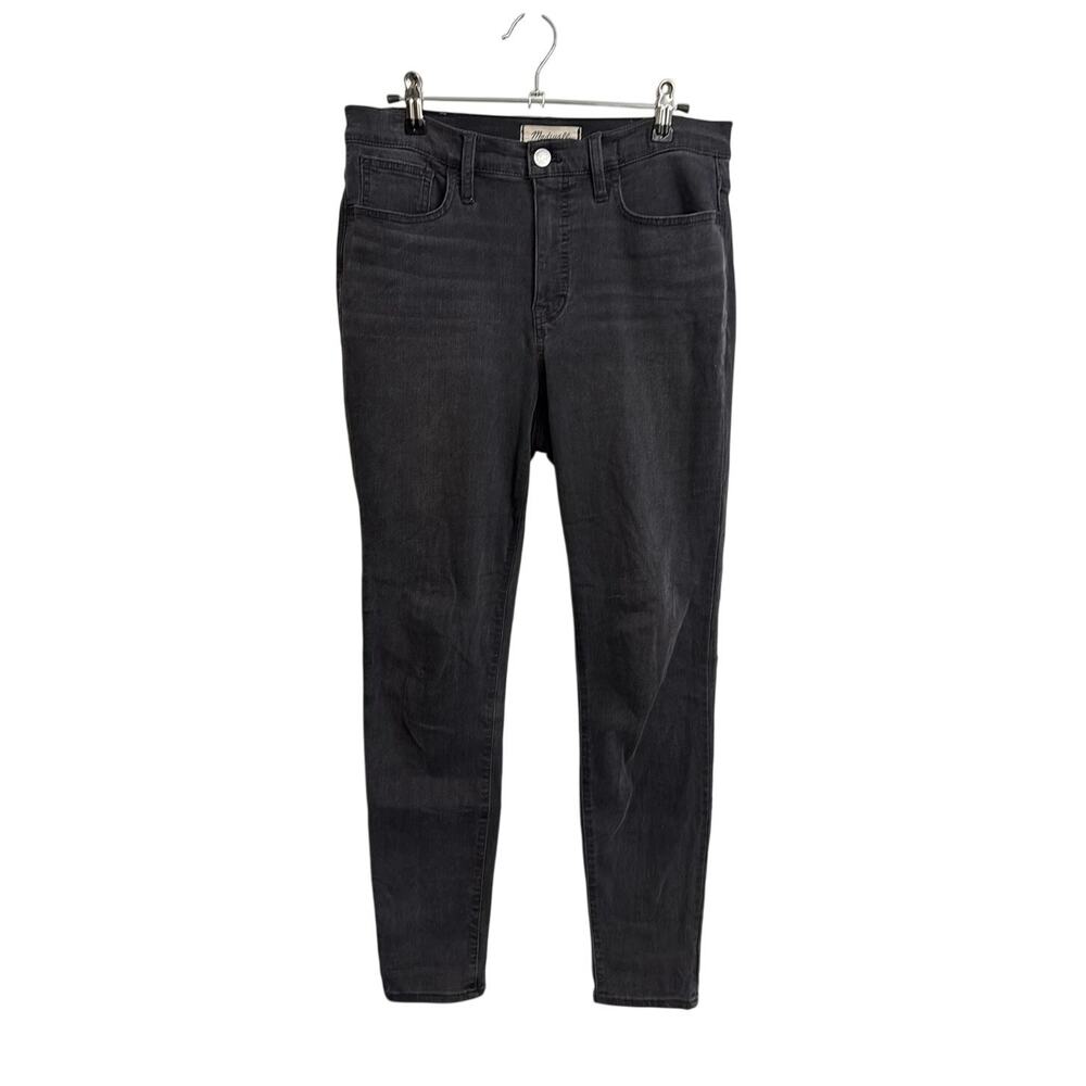 Madewell Skinny Jeans Womens 29 Black Roadtripper Mid-Rise Stretch Supersoft